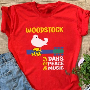 ウッドストックフェスティバル Tシャツ 1969-1989 XL Woodstock 1969 shirt - Etsy 日本
