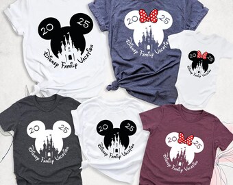 Disney 2025 Shirts, Disneyworld Shirts, Disney Vacation T-shirt, Disney Couple Shirt, Disney Clothes, Disney Trip Shirts, Disney Trip 2025