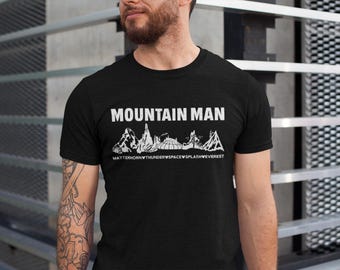 Mountain Man Disney Shirt,Disney Inspired Gift for Him,Disney Dad Tees,Attractions Ride Shirt,Mens Disneyland T shirt, Splash Space Thunder