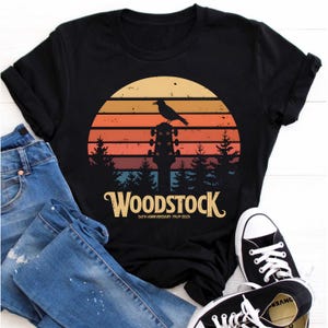 Woodstock 1969 Shirt, Woodstock Shirt, Hippie Shirt, Retro Shirt, Retro Van Shirt, 1969 Shirt, 1969 Gift, Woodstock Gift, 1960's Music Shirt