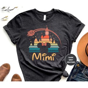 Mimi Mouse Shirt, Grandma mouse shirt, Disney family shirt, women&#39;s Disney shirt, Disney grandma shirt, Disneyworld shirt, Disney Shir