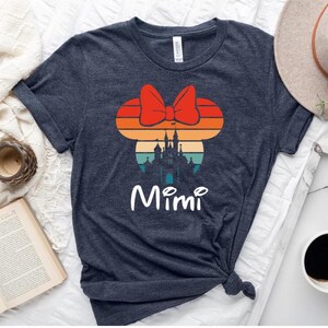 Mimi Mouse Shirt, Grandma mouse shirt, Disney family shirt, women&#39;s Disney shirt, Disney grandma shirt, Disneyworld shirt, Disney Shir