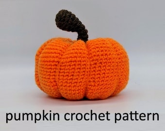 Pumpkin PDF Crochet Pattern Halloween mantel decoration