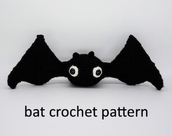 Igor the Bat PDF Crochet Pattern Halloween mantel decoration