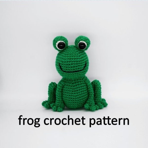 Helena the Frog PDF crochet pattern