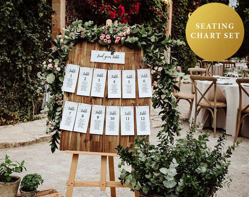 Wedding Seating Chart Display