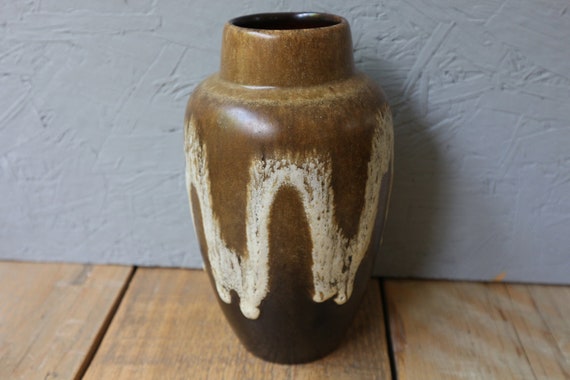 West German Pottery Vase Mid Century Modern 1960s East Etsy