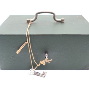 Safe, Cash Box, Vintage Safe, Cashbox, with 2 keys. Libor Money Box.