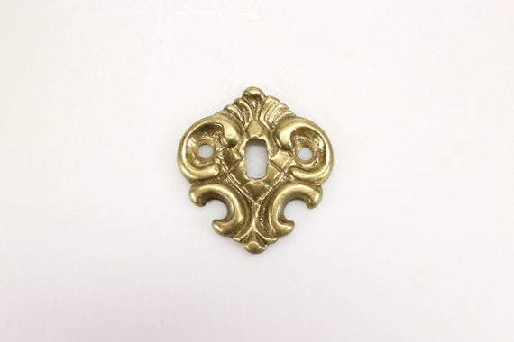 BRASS B-0273 VICTORIAN KEYHOLE COVER