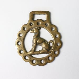 Vintage Cast Brass Horse medallion-bridle decoration-  collectible,bohemian classic decor, Klepperman. Grain