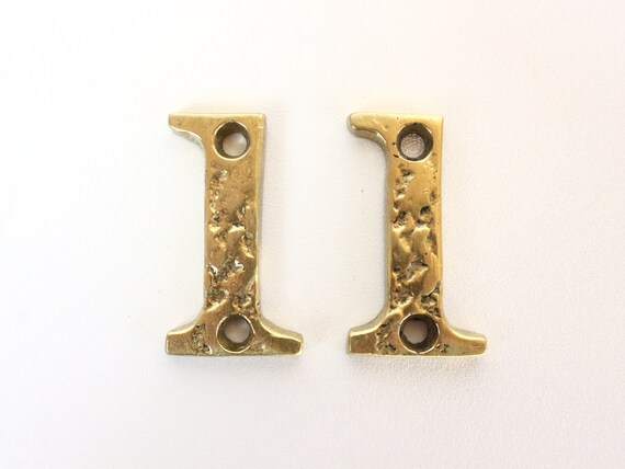 Plaque de numéro de maison 6 pouces (15 cm) Style vintage fini bronze