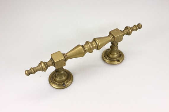One Vintage Brass Drawer Handle Elegance Drawer Handle Etsy