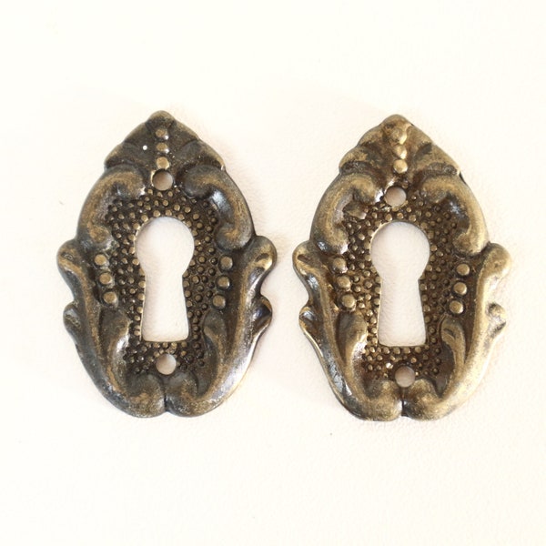 Antique Keyhole Covers for Furniture - Etsy