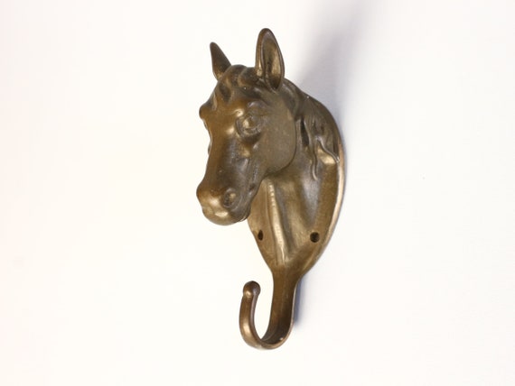 One 1 Large Brass Antique Horse Coat Hook, Wall Hook, Wall Hanger, Victorian  Horse Style Hook. -  Canada