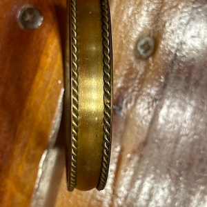 Vintage brass bangle
