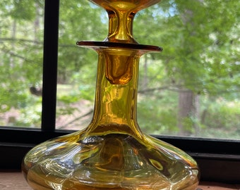 Hand blown Glass decanter