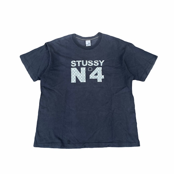 Vtg.Stussy 90's Louis Vuitton Parody Monogram Button Down Shirt