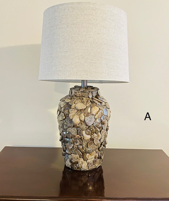 Petoskey Stone Lamp A Accent Lamp Michigan up North Etsy