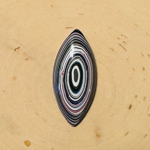 Fordite Cabochon (22) - Detroit Agate - Car Paint - Jewelry - Crafting