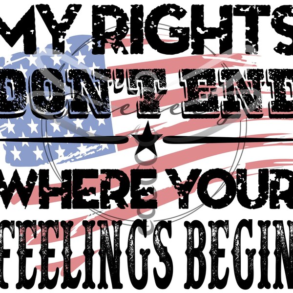 My Rights Don’t End Where Your Feelings Begin Trucker Hat – Camo/Orange, Snapback - View #10