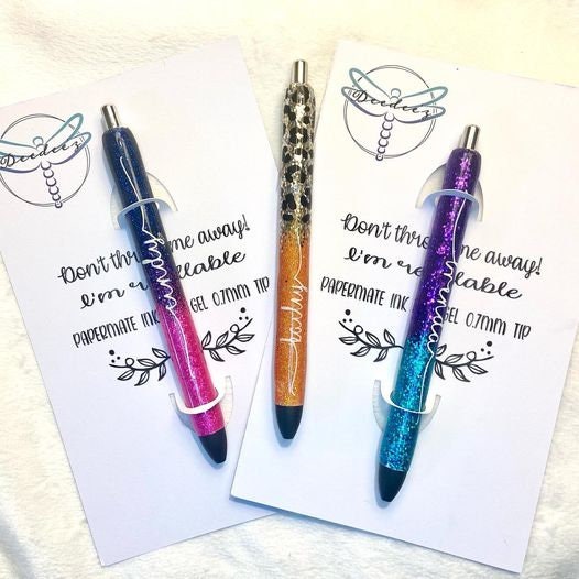 Wholesale Glitter Ballpoint Pens For Women Girls Fancy Writing Pens Metal  Retractable Black Ink Medium Point Pens 1 Mm Journaling Pen From  Hc_network, $0.62