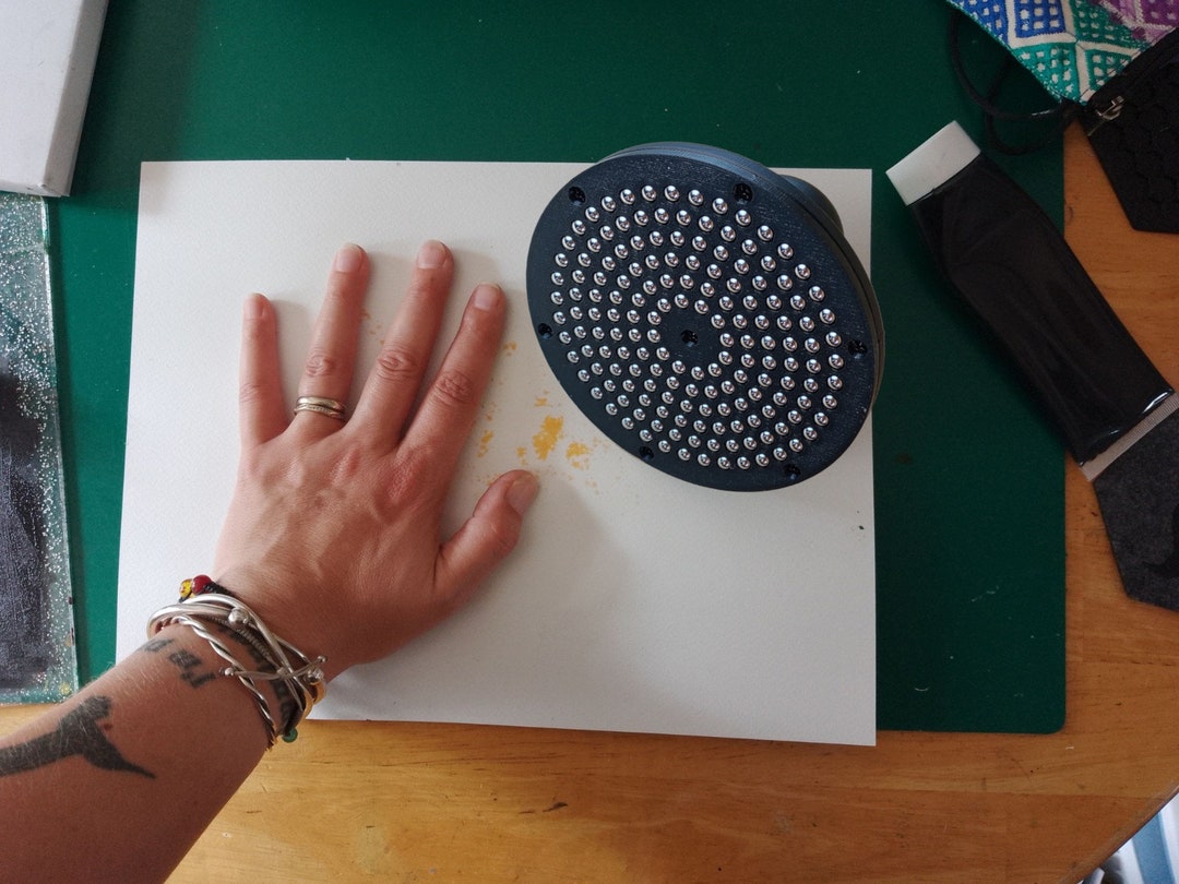 Ball Bearing Baren for Linocut and Print Making . Make Your Printmaking