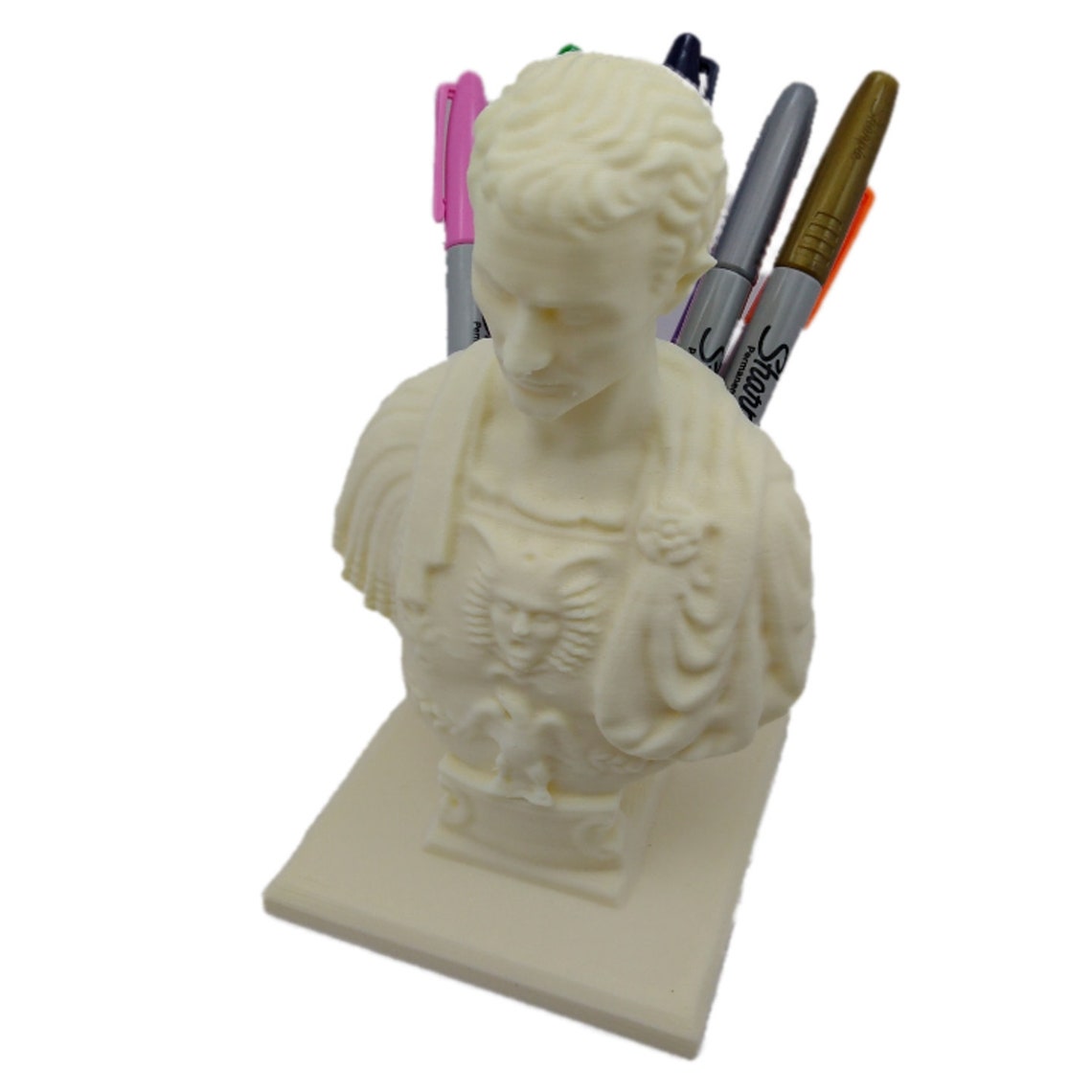 Julius Caesar Pencil Holder Large Holds 14 Pens Pen Holder Etsy