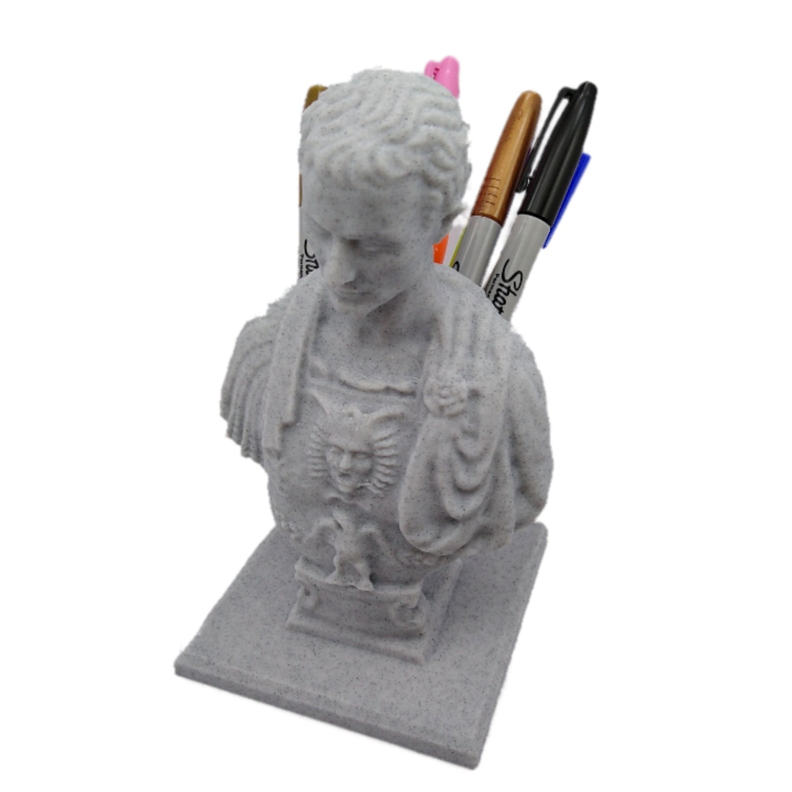 Julius Caesar Pencil Holder Large Holds 14 Pens Pen Holder Etsy