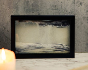 KB Collections - Horizon Schwarzer Sand Kunst Skulptur
