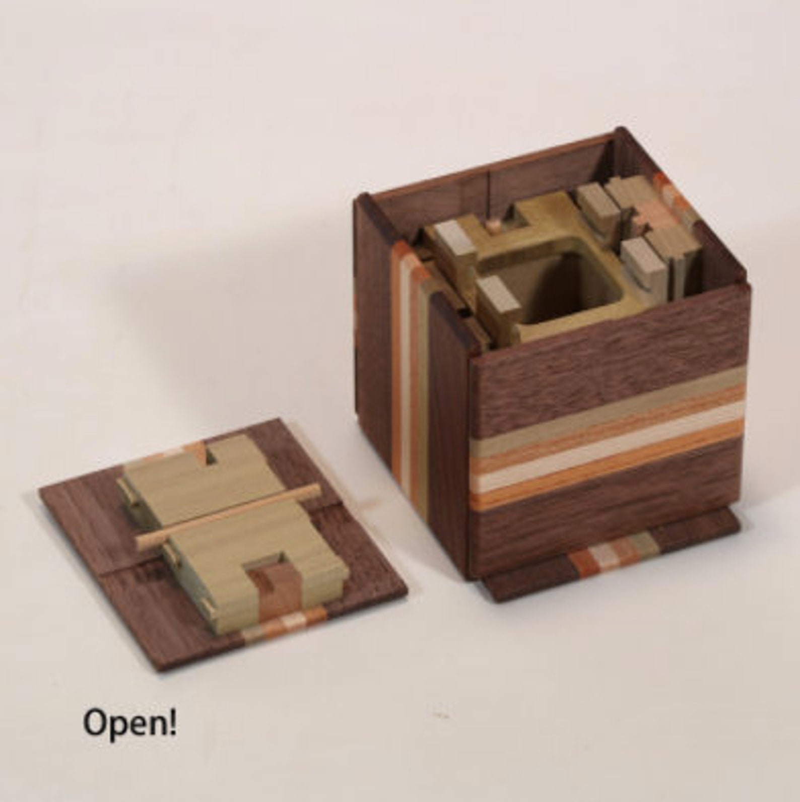 Handmade Karakuri Japanese Secret Puzzle Box IV Etsy