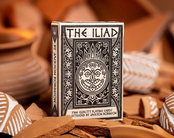 The Iliad Playing Cards - Baraja de lujo ilustrada a mano