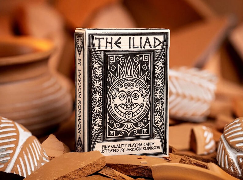 The iliad Playing Cards Hand Illustrated Luxury Deck image 1