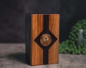 Handmade Stick Puzzle Box, Constantin Design Secret Trick Box