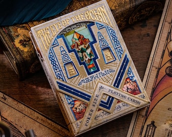 Eye Of The Ocean Playing Cards: Nephilim Edition - Custom illustrated Artwork, Gilded Deck
