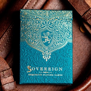 Blue Sovereign Luxury Playing Cards