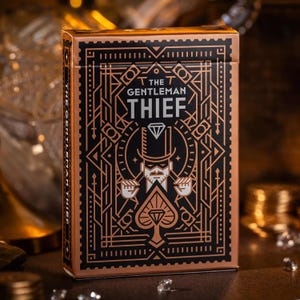 Carte da gioco Gentlemen Thief - Rame - Illustrazione personalizzata