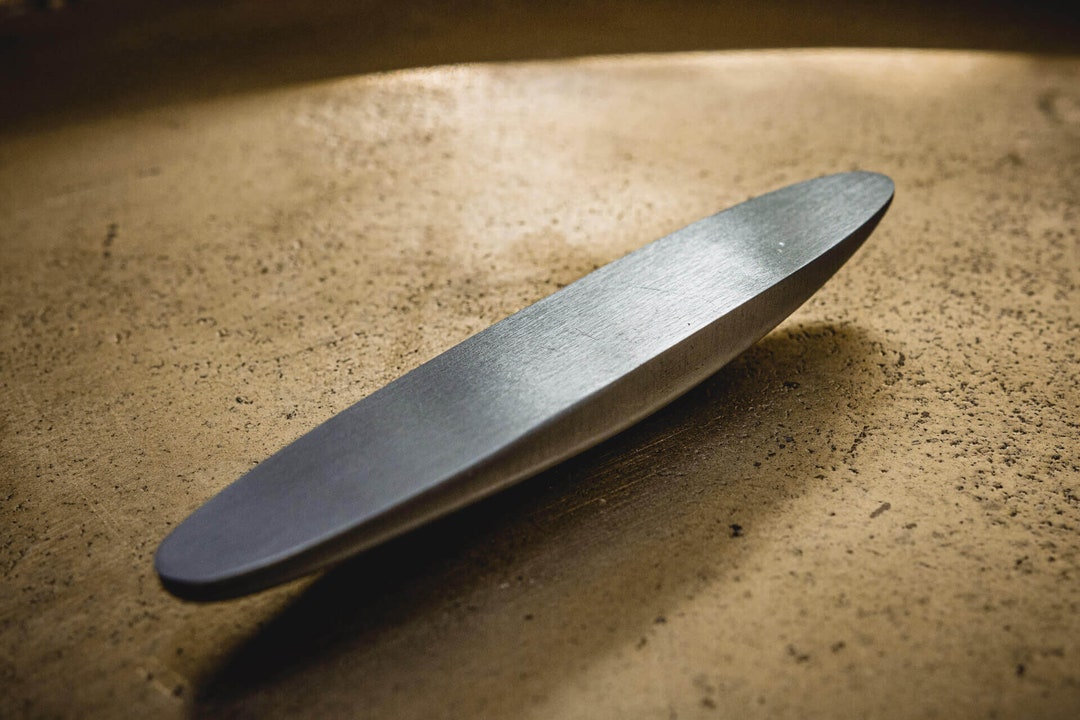 10cm Steel Rattleback Fidget Toy Etsy