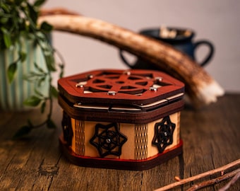 Sternary Puzzle Box - Luxury Handmade Wood Secret Box