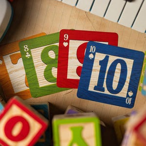 Carte da gioco Alphabet - Mazzo di lusso illustrato a mano