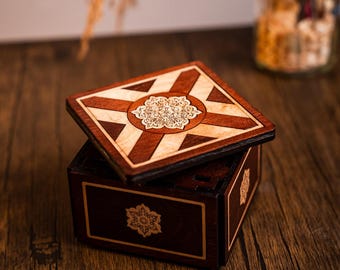 Kreuz Puzzle Box - Handmade Puzzle