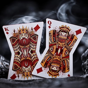 Carte da gioco Avant Garde del 17° Regno - Mazzo di carte da poker dalla forma insolita