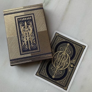 Oath Players Deck (BLU MARINO) - Carte da gioco di lusso completamente personalizzate