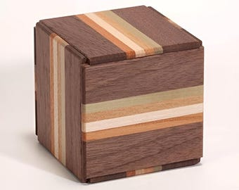 Handmade Karakuri Secret Puzzle Box IV