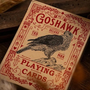 Karty do gry Goshawk - talia kart do pokera w stylu vintage