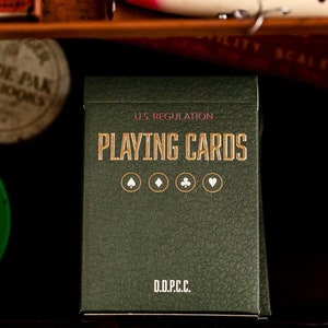 Vintage Style Plaid Luxury Playing Cards Red/green Poker Deck - Etsy