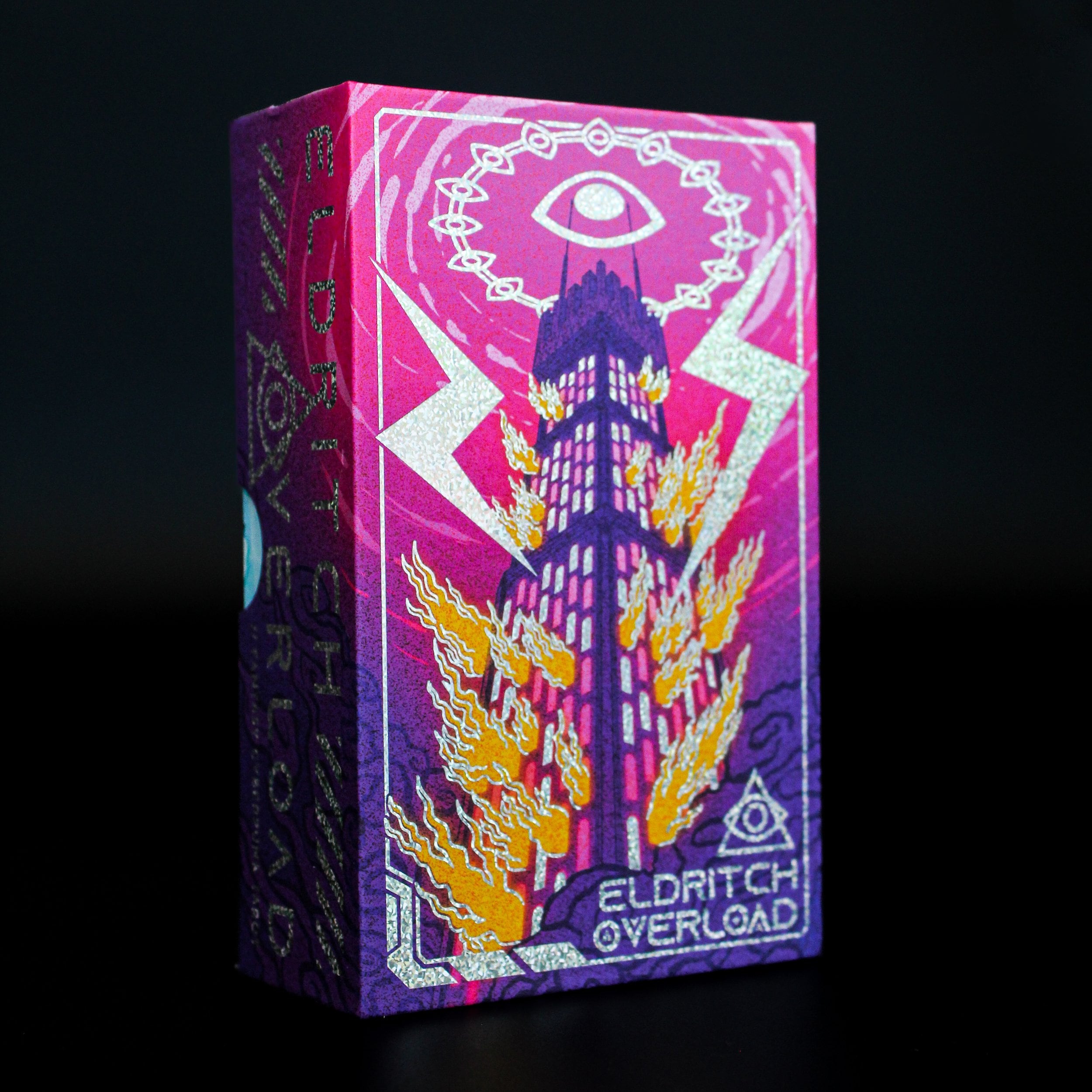 Eldritch Overload Holographic Foil Tarot - Dystopian Cyberpunk