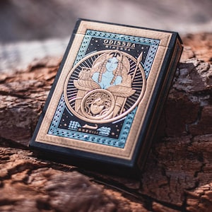 Odissea Minerva Playing Cards - Custom illustrated Artwork