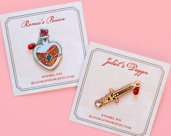 Romeo & Juliet Enamel Pins