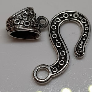 Crochets en S argent 925, crochets fermoirs, fermoirs pour colliers et bracelets image 9