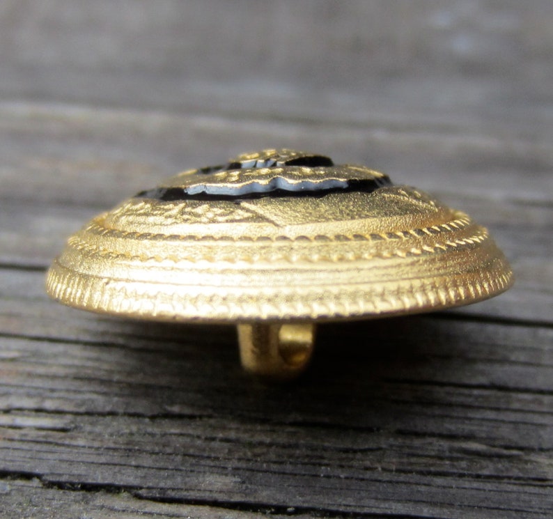 9 Vintage Crest Buttons Made of Metal 20 Mm - Etsy